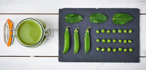 New! Creamy Pea Coconut Soup